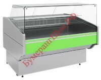 Витрина холодильная Carboma GC120 SM 1,25-1 (цвет по схеме) (статика) - БумерангШоп.РФ - Всё для торговли и общепита