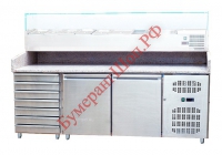 Стол холодильный для пиццы Koreco SPZ 2610 TN - БумерангШоп.РФ - Всё для торговли и общепита