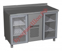 Стол холодильный Carboma T70 M2-1-G 9006 (2GNG/NT 11) - БумерангШоп.РФ - Всё для торговли и общепита