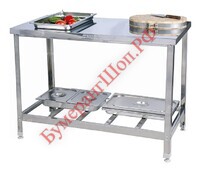 Стол производственный ТММ СРОР-1/950/800 - БумерангШоп.РФ - Всё для торговли и общепита