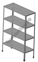 Стеллаж технологический T&T СТК-П-Э-15/4 - БумерангШоп.РФ - Всё для торговли и общепита