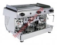 Кофемашина Royal Vallelunga 2GR Semiautomatic Boiler 14LT сталь - БумерангШоп.РФ - Всё для торговли и общепита