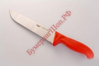 Нож для филе Paderno 22 см (красная ручка) - БумерангШоп.РФ - Всё для торговли и общепита