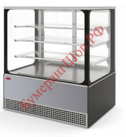 Холодильная витрина Veneto VS-1,3 Cube (нерж.) - БумерангШоп.РФ - Всё для торговли и общепита