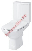Унитаз-компакт с бачком Cersanit CARINA S-KO-CAR011-3/5-COn-DL-w - БумерангШоп.РФ - Всё для торговли и общепита