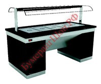 Салат-бар тепловой INOKSAN INO-OGE-HL164 - БумерангШоп.РФ - Всё для торговли и общепита