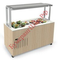 Шведский стол тепловой Enofrigo DOGE ISOLA SVT FISSA QPC 1000 - БумерангШоп.РФ - Всё для торговли и общепита