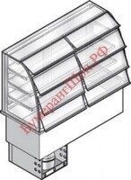 Встраиваемый прилавок-витрина для холодных блюд Emainox I7VVC3RVR4 - БумерангШоп.РФ - Всё для торговли и общепита