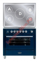 Индукционная плита с духовым шкафом ILVE MTI-90-E3 - БумерангШоп.РФ - Всё для торговли и общепита