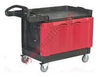 Тележка для инструментов Rubbermaid FG451288BLA - БумерангШоп.РФ - Всё для торговли и общепита