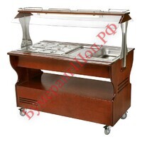 Салат-бар тепловой Roller Grill SB 40 C Wenge - БумерангШоп.РФ - Всё для торговли и общепита