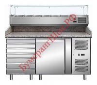 Стол холодильный для пиццы Koreco SPZ 1610 TN - БумерангШоп.РФ - Всё для торговли и общепита