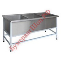 Ванна моечная цельнотянутая Финист ВМБц-3 (1700х600х860) - БумерангШоп.РФ - Всё для торговли и общепита