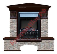 Камин Glenrich Бостон К Fobos BL ГЦ дуб 46 угловой - БумерангШоп.РФ - Всё для торговли и общепита