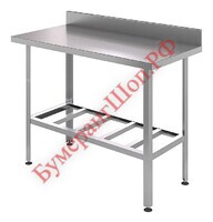 Стол производственный CRYSPI СРПН Э РП 1800х500х850 - БумерангШоп.РФ - Всё для торговли и общепита