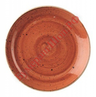 Тарелка десертная Churchill Stonecast 21,7 см (красная) - БумерангШоп.РФ - Всё для торговли и общепита