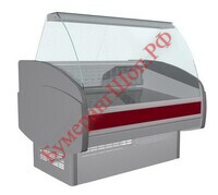 Холодильная витрина Айсберг Аркадия Люкс-СНП 1,6 (с подтоварником) - БумерангШоп.РФ - Всё для торговли и общепита