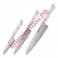 Набор ножей Samura Harakiri SHR-0220W/K - БумерангШоп.РФ - Всё для торговли и общепита