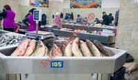 Стол для морепродуктов Pescado УН (угол наружный 90, встройка) - БумерангШоп.РФ - Всё для торговли и общепита