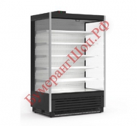 Охлаждаемый пристенный стеллаж SOLO 1250 (LED, с выпаривателем) - БумерангШоп.РФ - Всё для торговли и общепита
