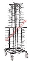 Тележка для тарелок Paderno 60х60х179 см (104 шт) - БумерангШоп.РФ - Всё для торговли и общепита