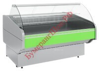 Витрина холодильная Carboma G120 VM-6 (цвет по схеме) (внутренний угол, динамика) - БумерангШоп.РФ - Всё для торговли и общепита