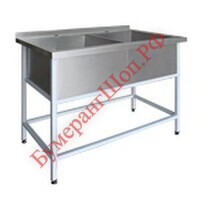Ванна моечная сварная Финист ВМЭ-2 (1300х700х860) - БумерангШоп.РФ - Всё для торговли и общепита
