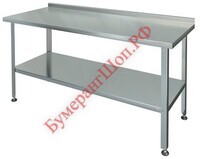 Стол разделочно-производственный с одним бортом СРП-1-0,6/0,6-П - БумерангШоп.РФ - Всё для торговли и общепита
