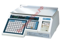 Торговые весы с печатью этикеток CAS LP (платформа 385x250 мм) TCP-IP - БумерангШоп.РФ - Всё для торговли и общепита