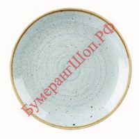 Тарелка десертная Churchill Stonecast 21,7 см (голубая) - БумерангШоп.РФ - Всё для торговли и общепита