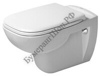 Унитаз подвесной с сиденьем Duravit D-Code 45700900A1 (25700900002+0067390000) - БумерангШоп.РФ - Всё для торговли и общепита