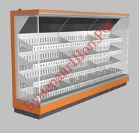 Пристенная горка фруктовая Lida STELLA 2,0/1,16 (встройка) - БумерангШоп.РФ - Всё для торговли и общепита