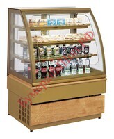 Витрина кондитерская UNIS Georgia III 1000 Self-service, gold - БумерангШоп.РФ - Всё для торговли и общепита