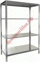 Стеллаж кухонный со сплошными полками НСК-19/3 - БумерангШоп.РФ - Всё для торговли и общепита