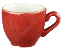 Чашка для эспрессо Churchill Stonecast 100 мл (красная) - БумерангШоп.РФ - Всё для торговли и общепита
