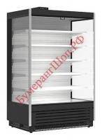 Горка холодильная CRYSPI SOLO 1250 LED (без боковин, с выпаривателем) - БумерангШоп.РФ - Всё для торговли и общепита