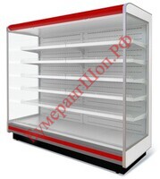 Пристенная витрина Варшава 210/94 ВХСнп-2,5 (без боковин) - БумерангШоп.РФ - Всё для торговли и общепита