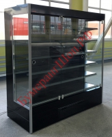Холодильная горка Ливерпуль ВУ 48GL-2500 (стеклянный фронт) - БумерангШоп.РФ - Всё для торговли и общепита