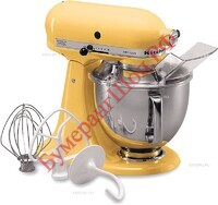 Миксер планетарный KitchenAid 5KSM175PSEMY желтый - БумерангШоп.РФ - Всё для торговли и общепита